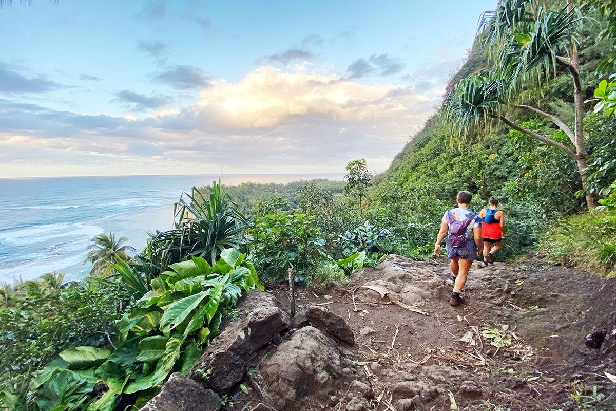 Hiking the Kalalau Trail in Kaua'i (towards Ke'e Beach)